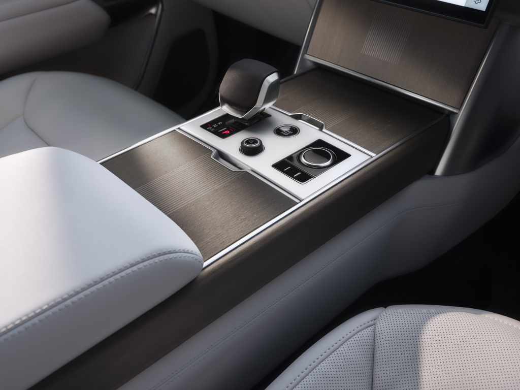 2027 Range Rover Electric center console and seating at Land Rover Solon in Solon, OH