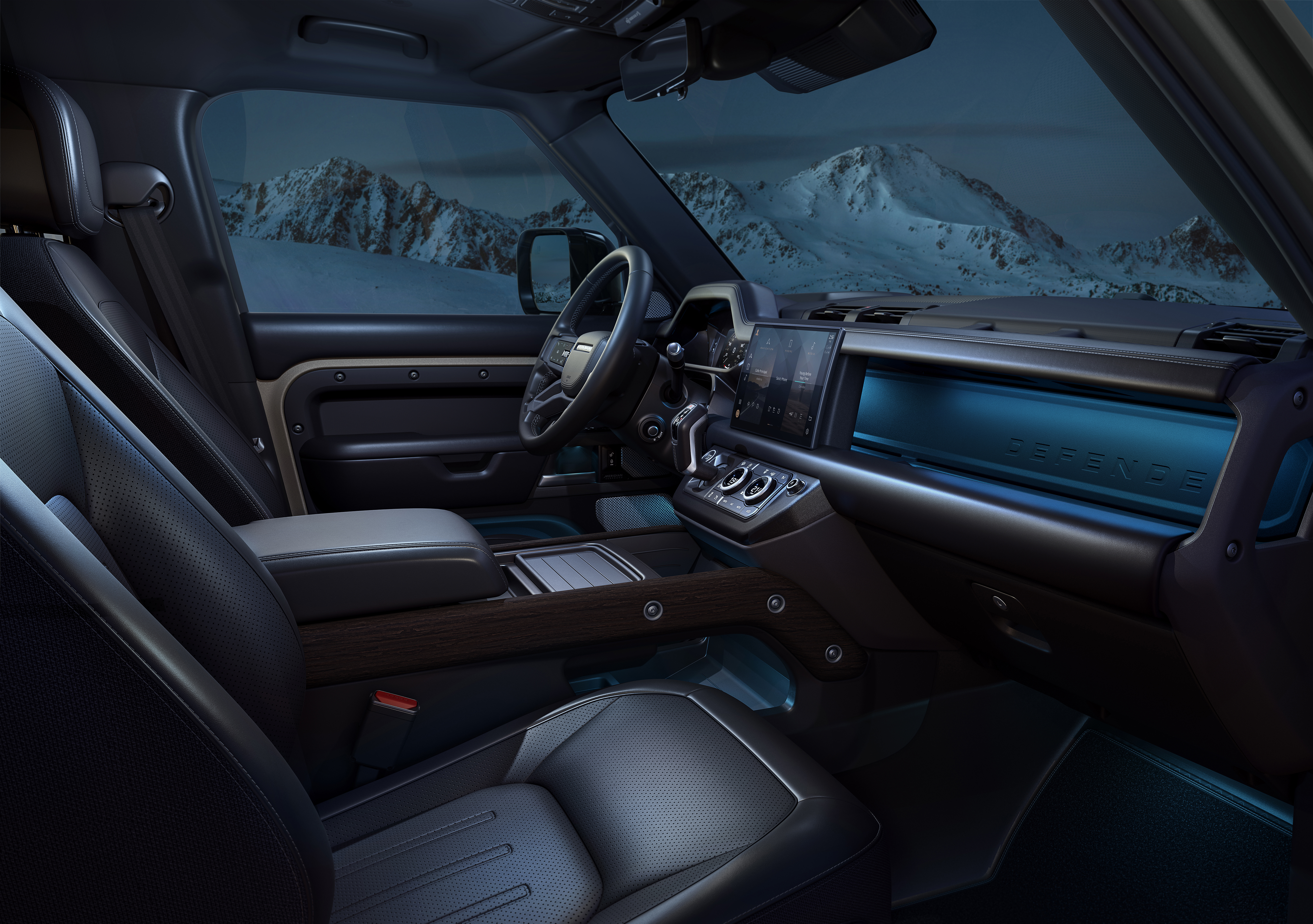 defender interior images