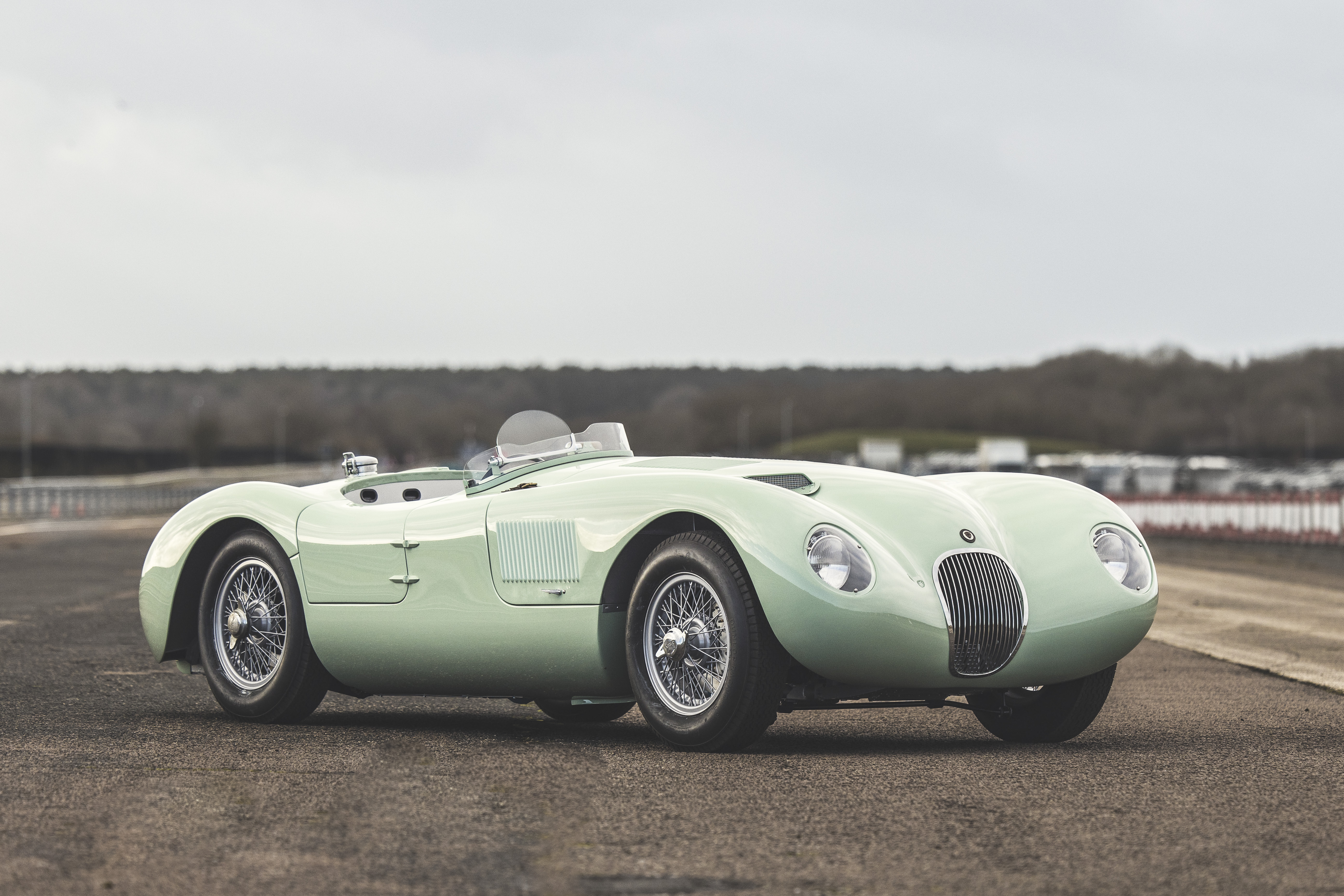 FIRST PRODUCTION JAGUAR C-TYPE CONTINUATION READY FOR CUSTOMER