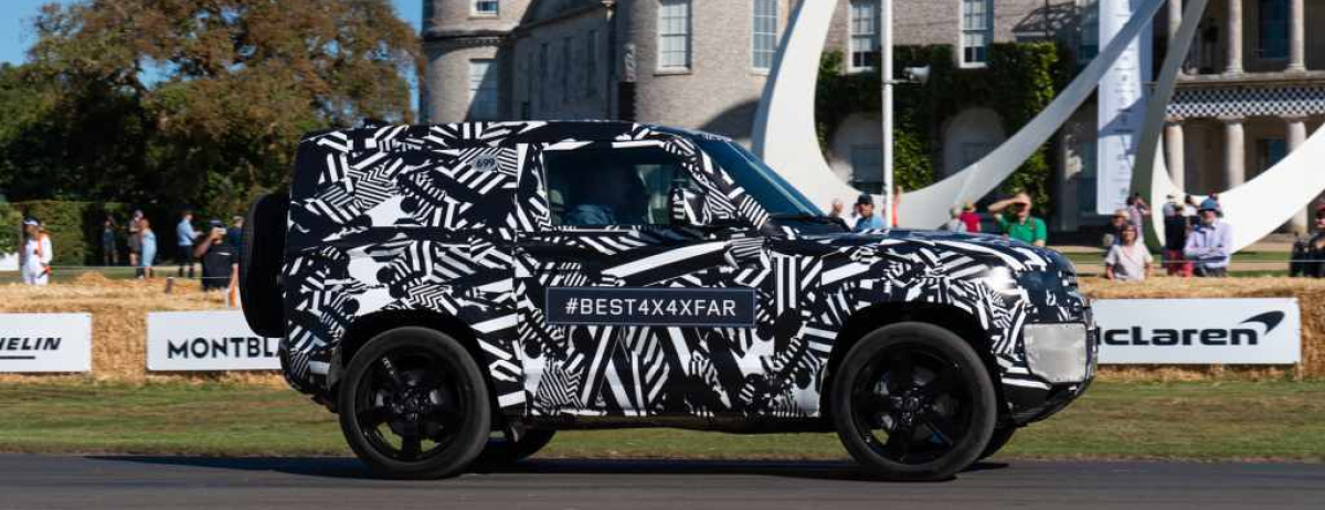 JAGUAR LAND ROVER WOWS GOODWOOD CROWD WITH PROTOTYPE LAND ROVER DEFENDER 