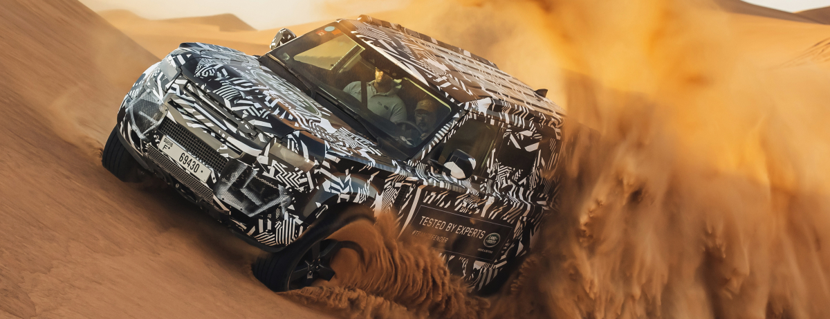 RED CROSS EXPERTS PUSH NEW LAND ROVER DEFENDER PROTOTYPE TO THE LIMIT