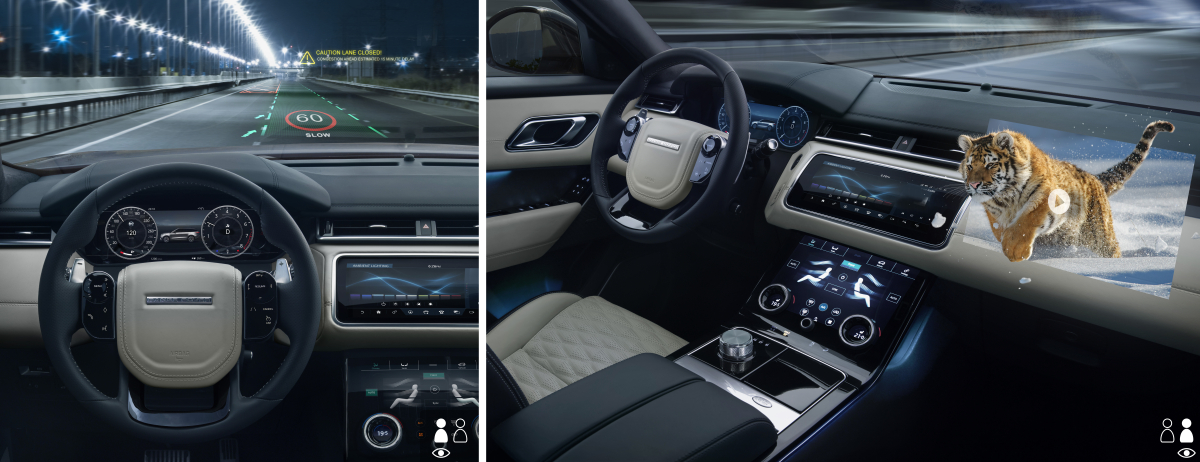 3D HUD Land Rover
