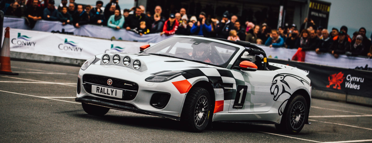 JAGUAR F-TYPE RALLY CAR MAKES FINAL APPEARANCE AT 2019 WALES RALLY GB