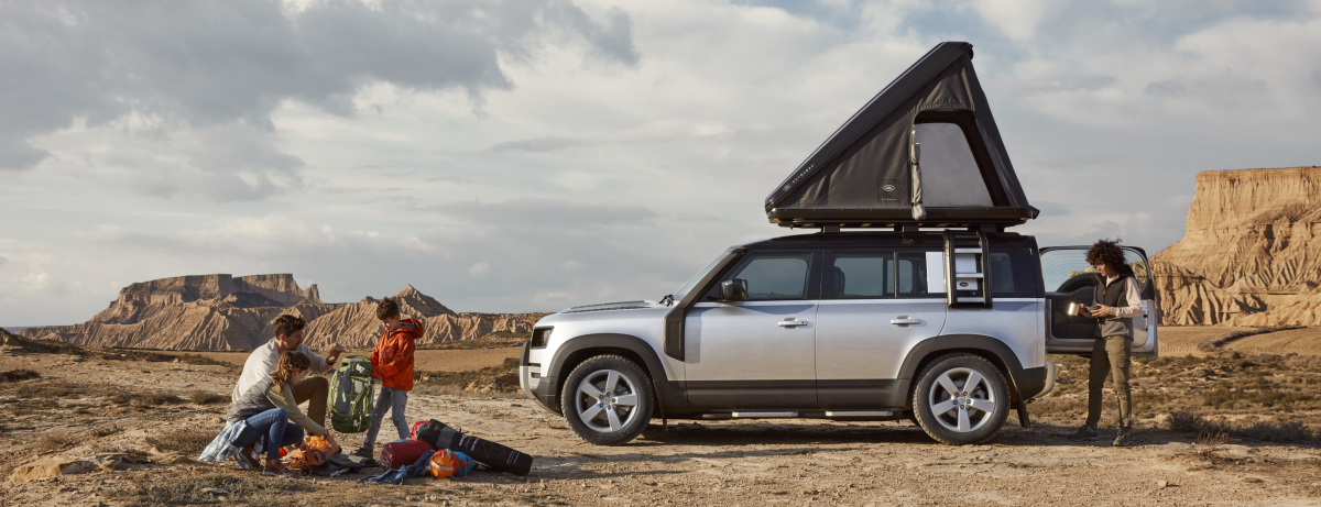  LAND ROVER AND AUTOHOME CREATE RUGGED ROOF TENT FOR NEW DEFENDER 