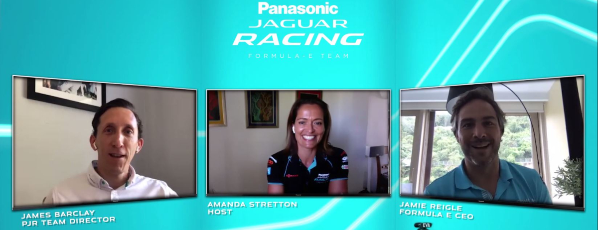  FORMULA E CEO JAMIE REIGLE JOINS RE:CHARGE @ HOME - PANASONIC JAGUAR RACING’S VIDEO PODCAST SERIES