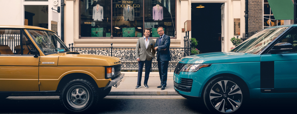 LAND ROVER AND HENRY POOLE CREATE UNIQUE FABRIC TO CELEBRATE 50 YEARS OF RANGE ROVER