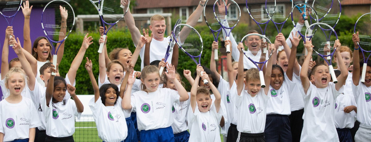  Jaguar UK takes Wimbledon on the road with ‘Unmatched’ Centre Court experience for National School Sport Week