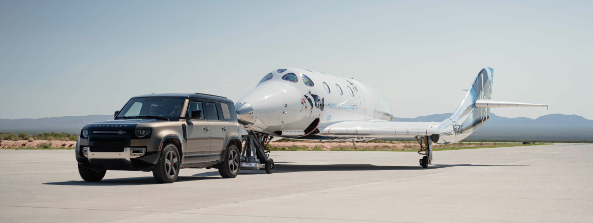  ABOVE AND BEYOND: LAND ROVER SUPPORTS VIRGIN GALACTIC’S FIRST FULLY CREWED SPACE FLIGHT