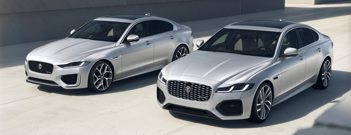 XE and XF R-Dynamic HSE – Hakuba Silver with Light Oyster Interior 