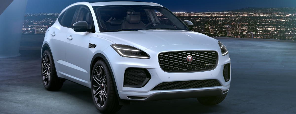  Jaguar E-PACE R-Dynamic Black in Ostuni White