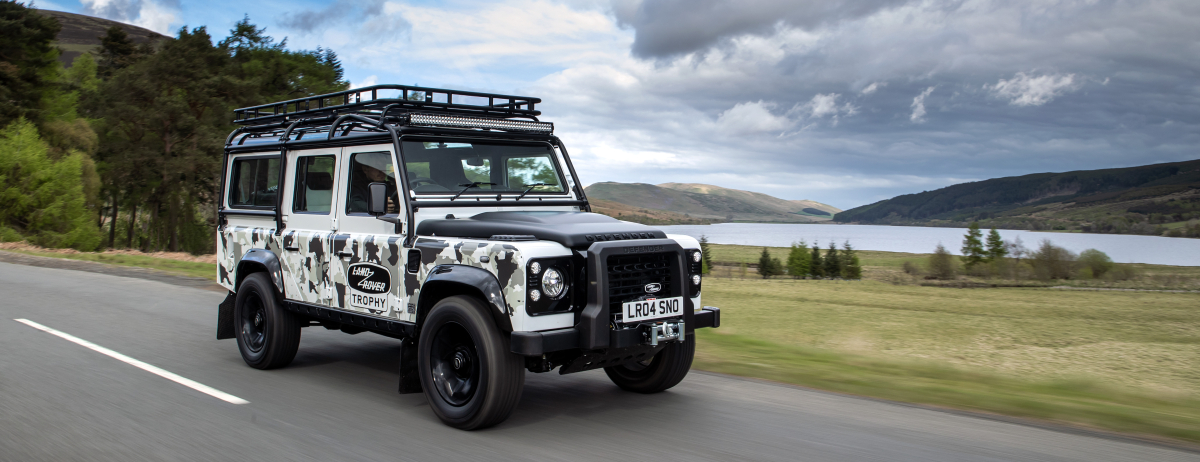 LAND ROVER CLASSIC REVEALS LIMITED EDITION EXPEDITION INSPIRED CLASSIC DEFENDER WORKS V8 TROPHY II  