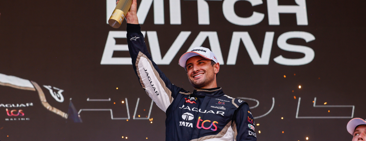 POLE POSITION, FASTEST LAP AND FIRST PLACE FINISH FOR MITCH EVANS AND JAGUAR TCS RACING  