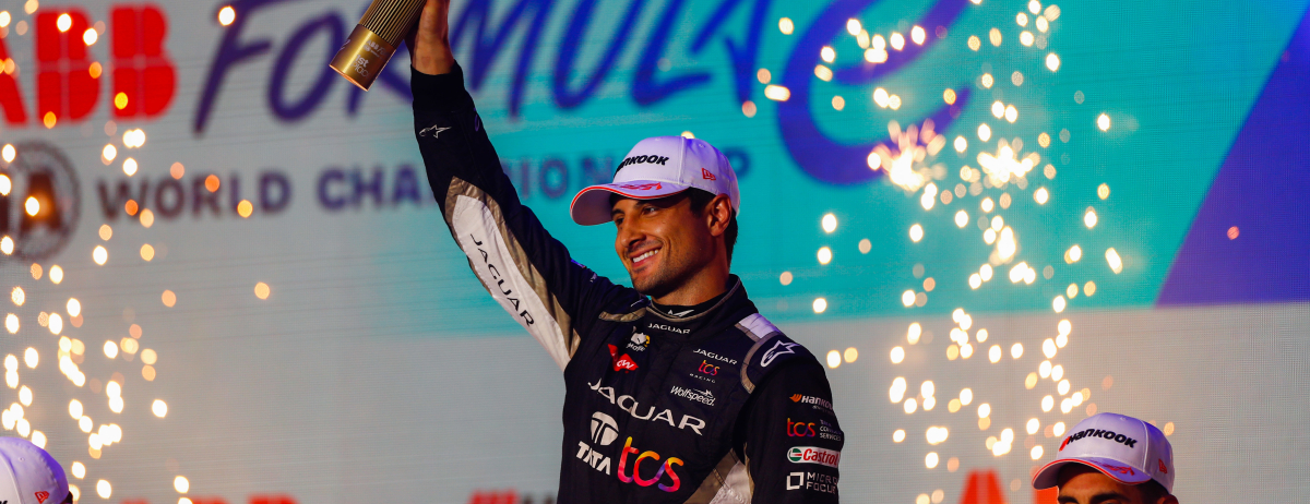 JAGUAR TCS RACING TAKE TEAMS’ TITLE FIGHT TO THE WIRE AS MITCH EVANS WINS IN LONDON 