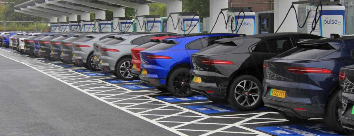 Jaguar Supports NEC Charging Hub