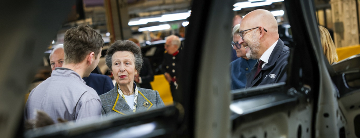 HRH visit to Halewood