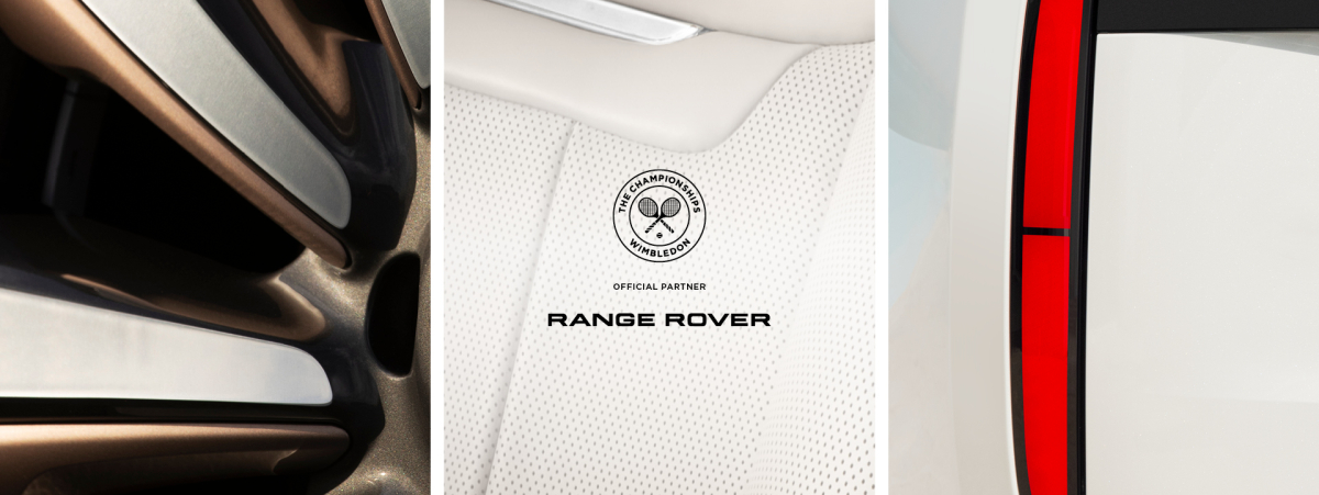  LEADERS IN MODERN BRITISH LUXURY: RANGE ROVER ANNOUNCED AS OFFICIAL PARTNER OF THE CHAMPIONSHIPS, WIMBLEDON
