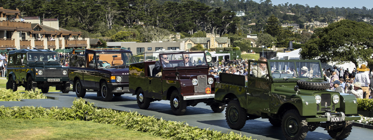 Jaguar Land Rover Classic and Pebble Beach Concours d’Elegance® Showcase the Vehicles of HM Queen Elizabeth II With Debut Presentation Outside the United Kingdom