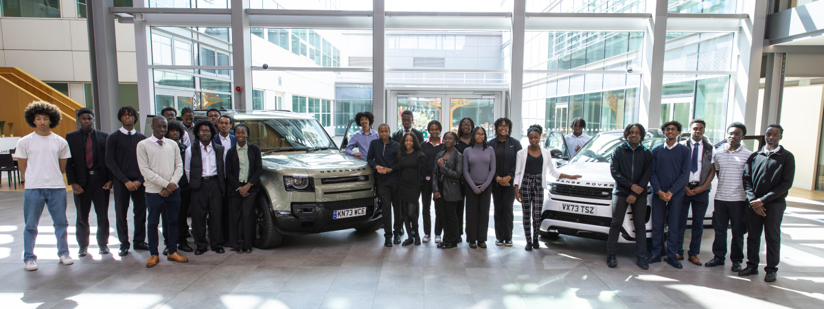 JLR welcomes 30 Amos Bursary Scholars at its Gaydon Facility