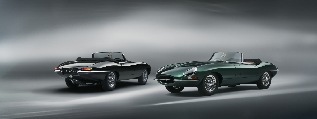 JAGUAR CLASSIC E-TYPE COMMEMORATIVE: JEWEL AND MACHINE