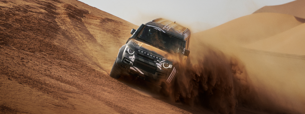 DEFENDER COMPLETES FIRST RALLY-RAID PROTOTYPE TEST AND SIGNS DAKAR RALLY LEGEND