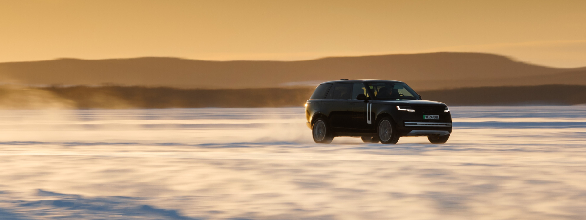 Range Rover Electric testing