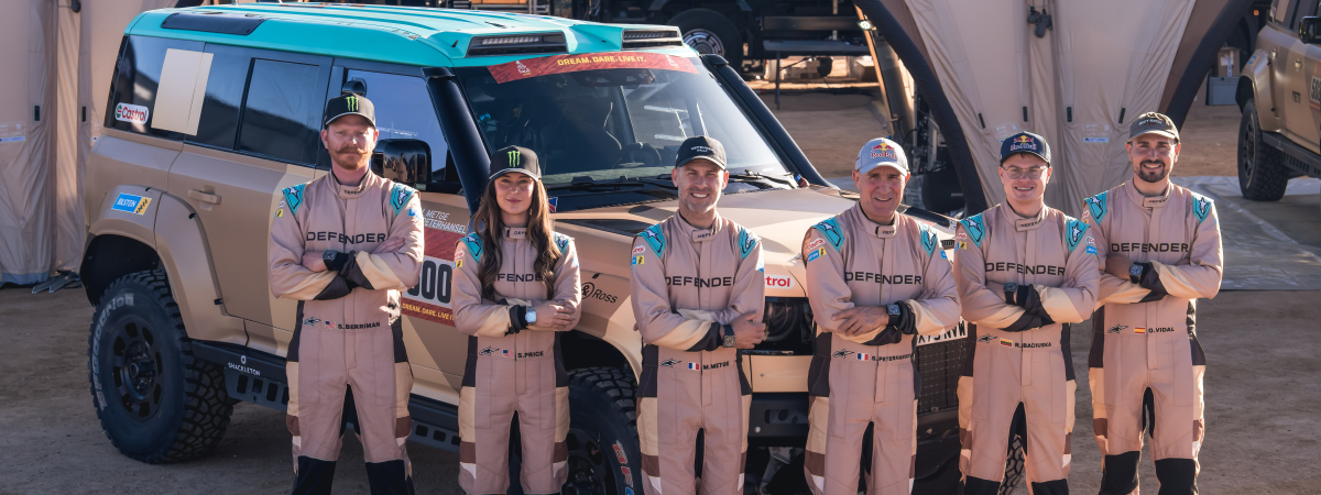DEFENDER RALLY KNÜPFT MIT DREI FAHRZEUGEN BEI DER BP ULTIMATE RALLY-RAID PORTUGAL AN HISTORISCHEN DAKAR-SIEG AN