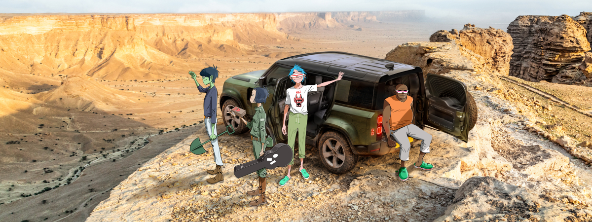 Defender Teams Up With Gorillaz