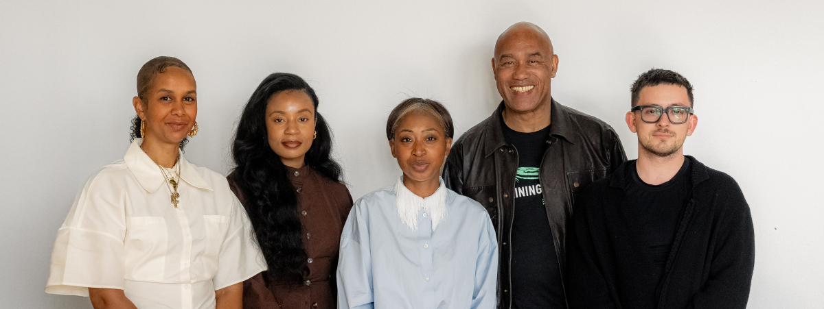  V1_L-R Lakwena Maciver, Tolu Coker, Charlene Prempeh, Dr Gus Casely-Hayford, Jobe Burns