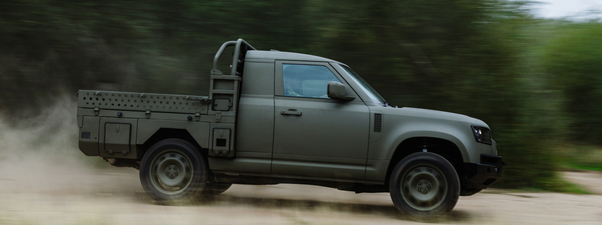 Defender Wolf Series II Utility Military Vehicle
