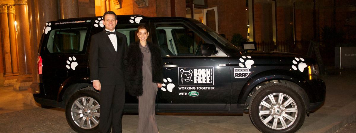 Land Rover Supports 'Tiger Tracks' and the Campaign to Save the World's Endangered Big Cats.