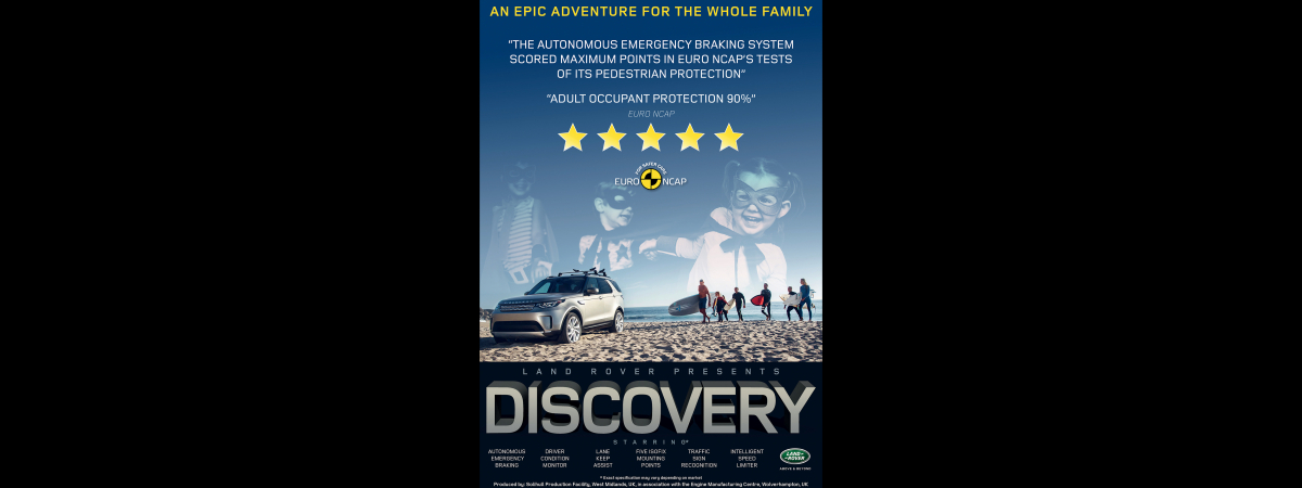 SAFETY IN NUMBERS: FIVE STARS FOR LAND ROVER’S SEVEN-SEAT DISCOVERY