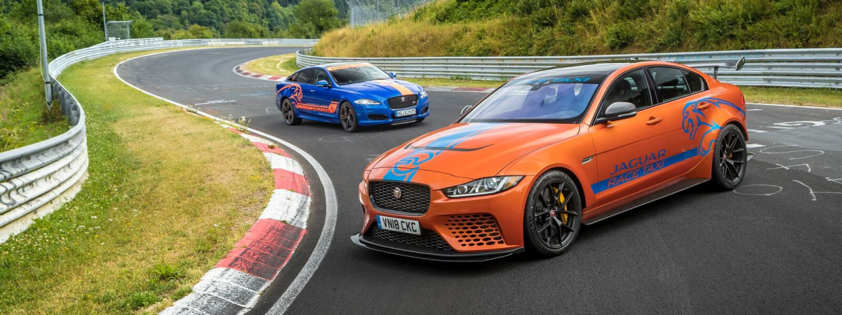 TAXI! EXPERIENCE JAGUAR XE SV PROJECT 8, THE WORLD'S FASTEST SEDAN