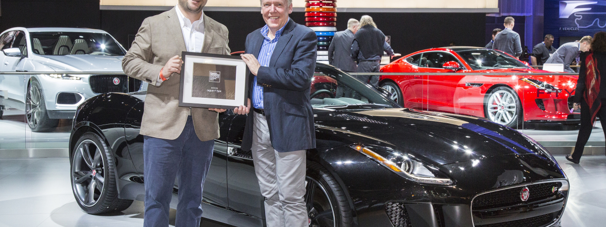The Jaguar F-TYPE Wins Popular Mechanics' 2014 Automotive Excellence Award for Design