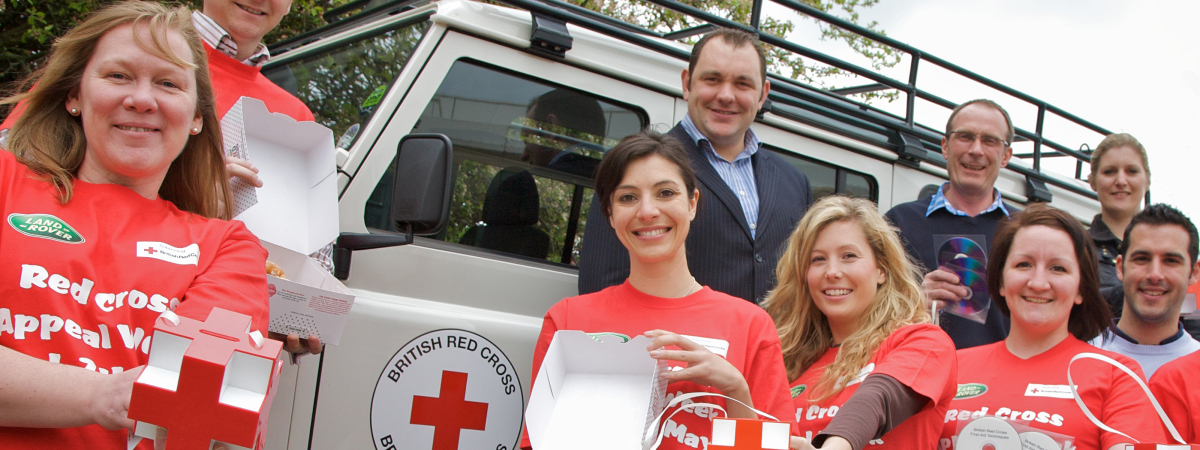 Land Rover Employees Raise Funds For Red Cross