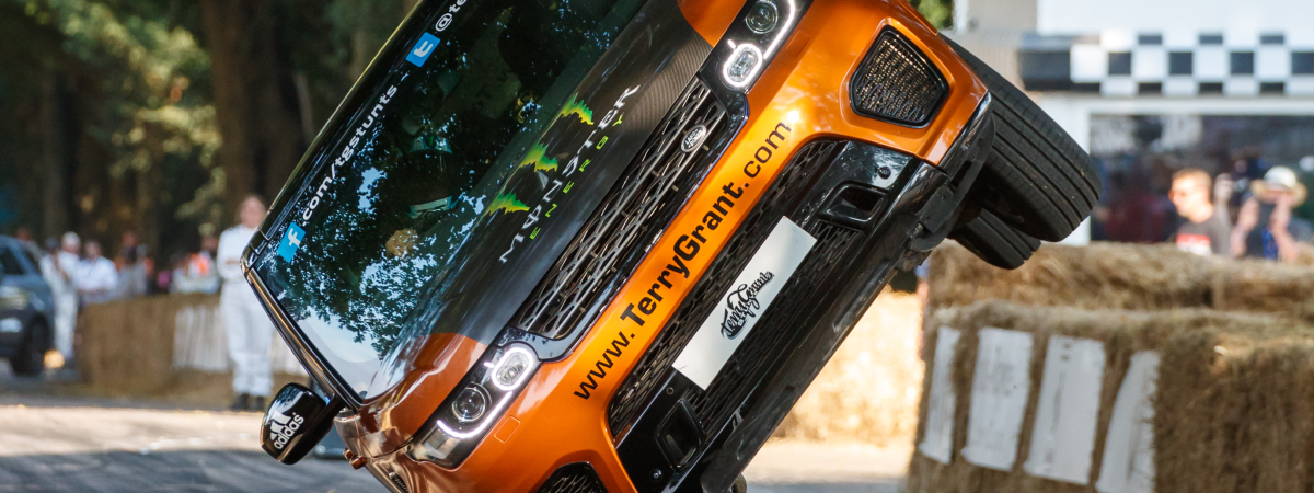 Land Rover and Terry Grant smash world record at Goodwood Festival of Speed