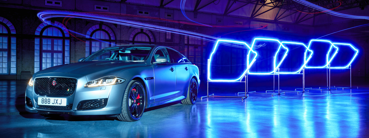 EMBARGOED UNTIL 0900 BST MONDAY 18 SEPTEMBER 2017  PLAY A GAME OF DRONES WITH THE JAGUAR XJ