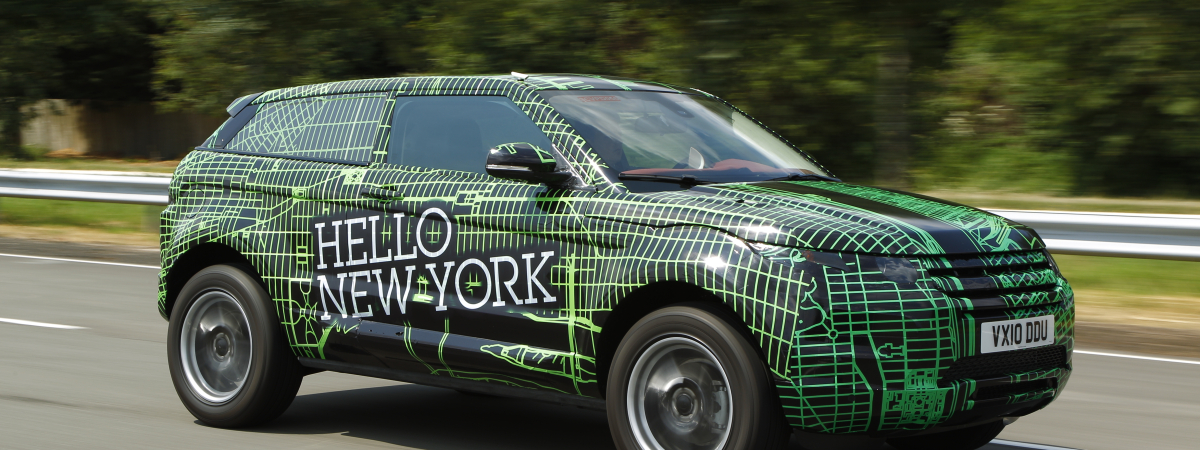 Range Rover Evoque Prototype - Camouflage Testing