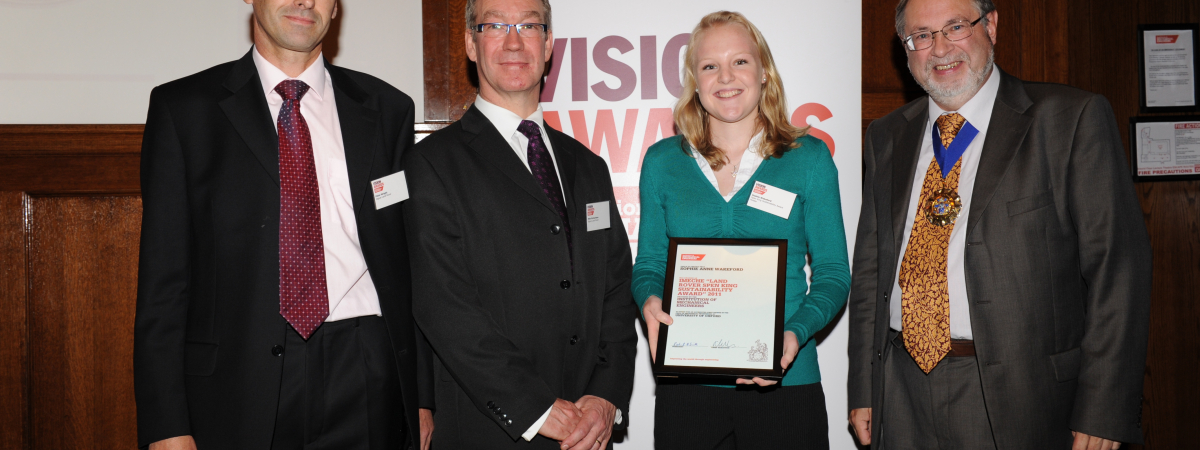 Sophie Wakeford Receives the Inaugral Spen King Sustainability Award