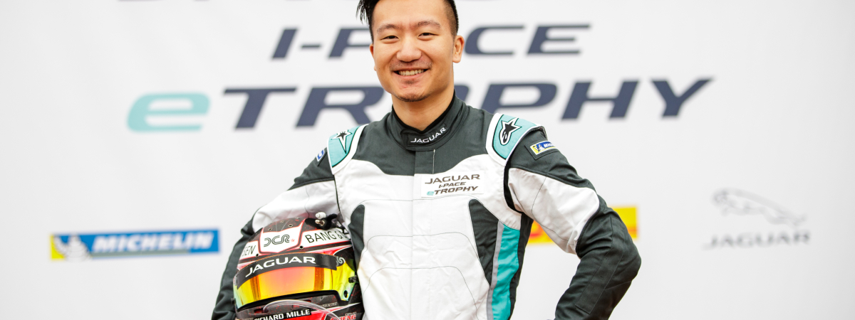 JAGUAR I-PACE eTROPHY SET TO ELECTRIFY CHINA WITH DAVID CHENG,   CO-FOUNDER OF JACKIE CHAN DC RACING TEAM,   AS VIP DRIVER