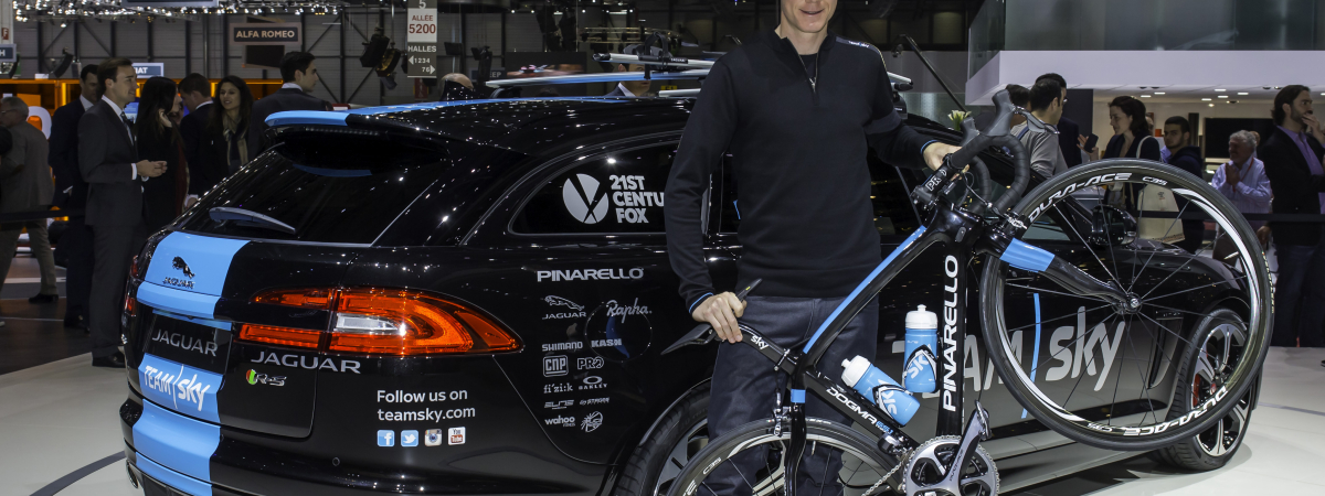 Chris Froome Joins Jaguar to Light up the Stage at Geneva Motor Show