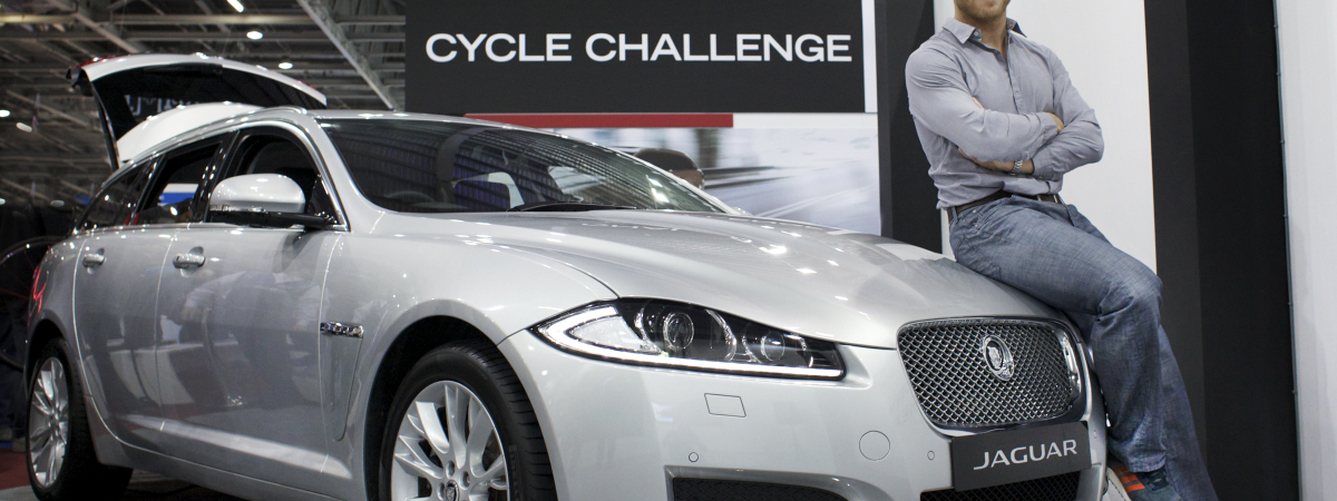 Sir Chris Hoy Launches Jaguar Cycle Challenge At The London Bike Show