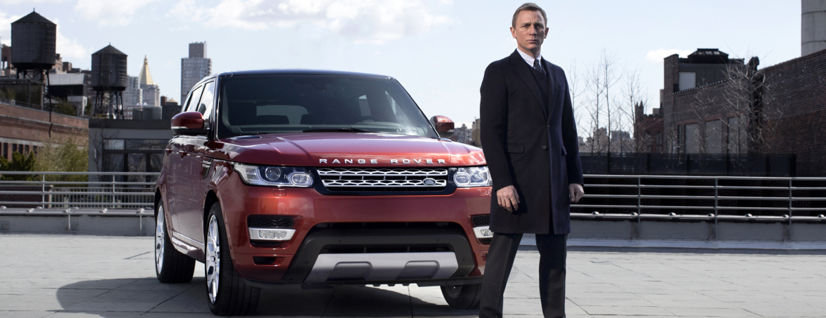 Daniel Craig With The All-New Range Rover Sport