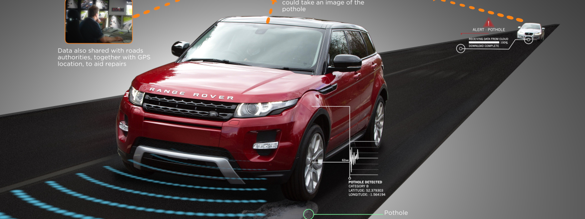 Jaguar Land Rover Announces Technology Research Project To Detect, Predict And Share Data On Potholes