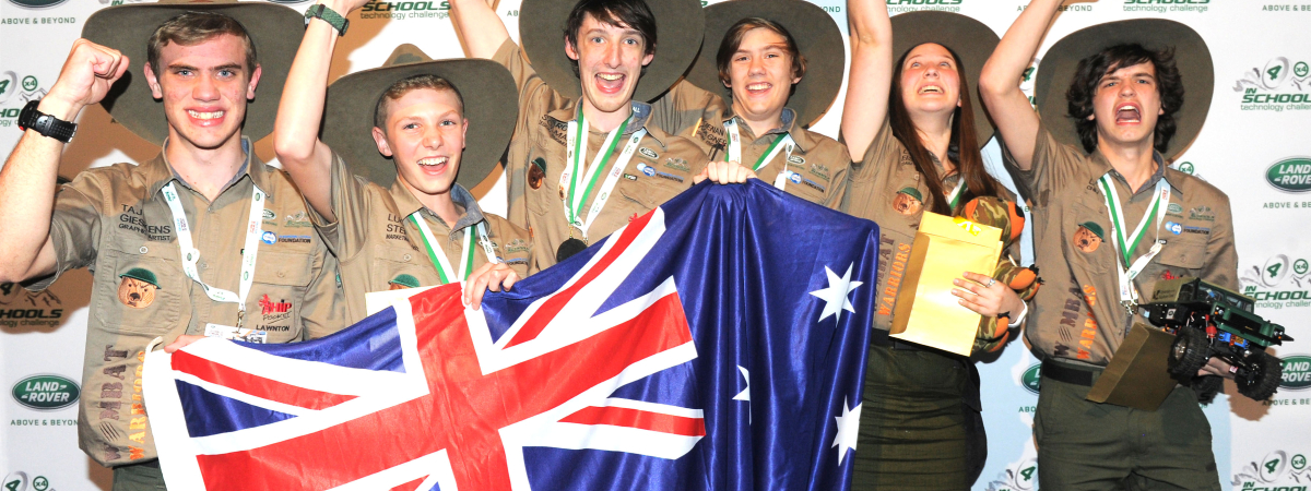 Land Rover 4x4 in Schools 2016 winners Wombat Warriors