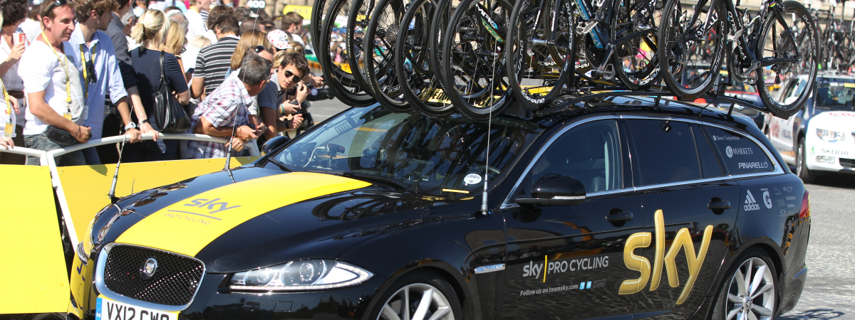 Jaguar XF Sportbrake für Team Sky
