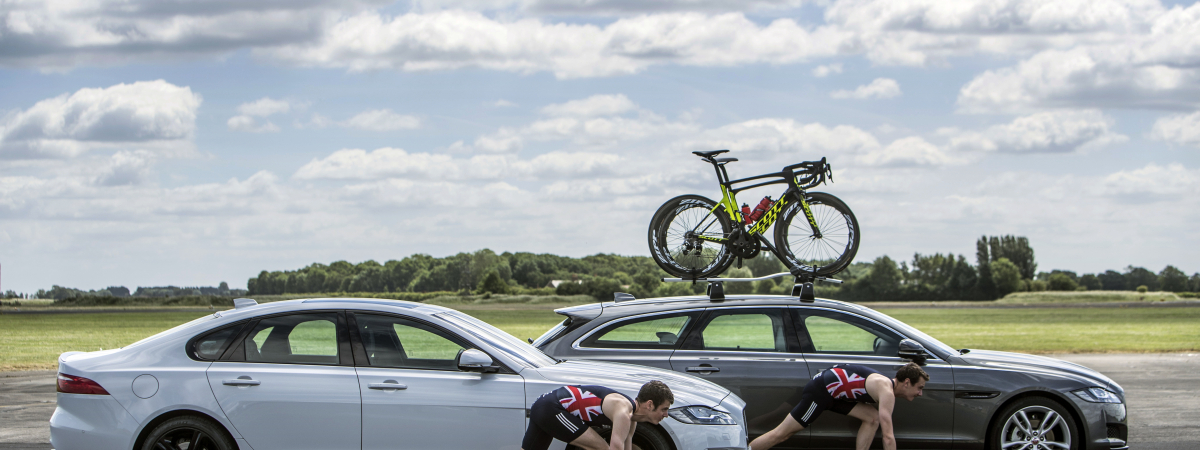 SIBLING RIVALRY - OLYMPIC ATHLETES COMPETE IN UNIQUE JAGUAR XF TRIATHLON