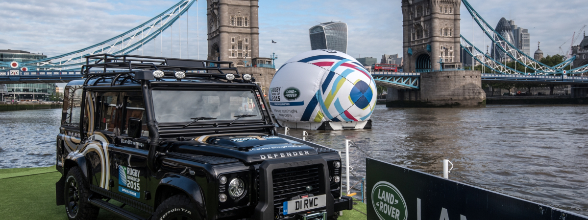 Land Rover Reveals Unique Defender To Carry Rugby World Cup Trophy
