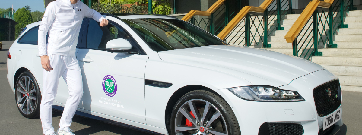 THE JAGUAR XF SPORTBRAKE TROPHY TOUR: MURRAY, MOURINHO AND THE STOLEN WIMBLEDON TROPHY