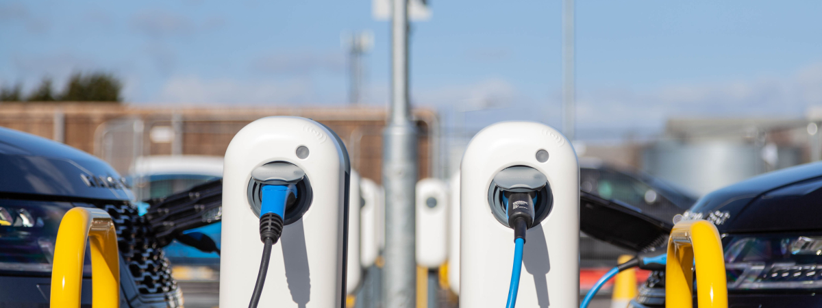 Land Rover Vehicles Charging