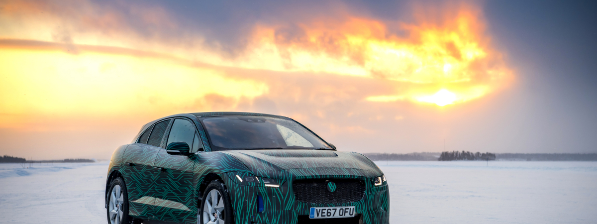 I-PACE aus dem Eis